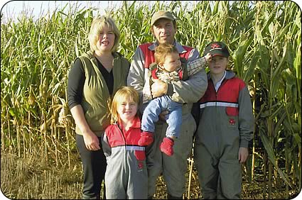 Tony and Denise Osborn and family