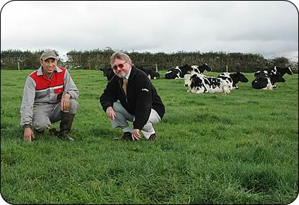 Tony Osborn, left, with Formula Leys director David Baldwin