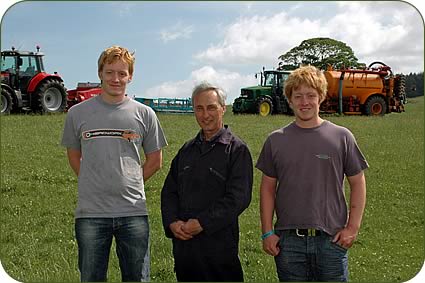 William, Robert and Stephen Armstrong and the contracting equipment